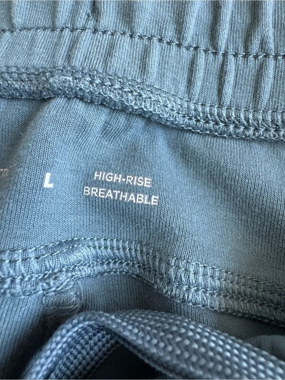 Old Navy Wide Leg Drawstring Sweatpants in Dusty Teal Size Large